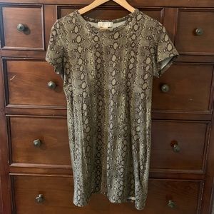 Snakeskin Dress